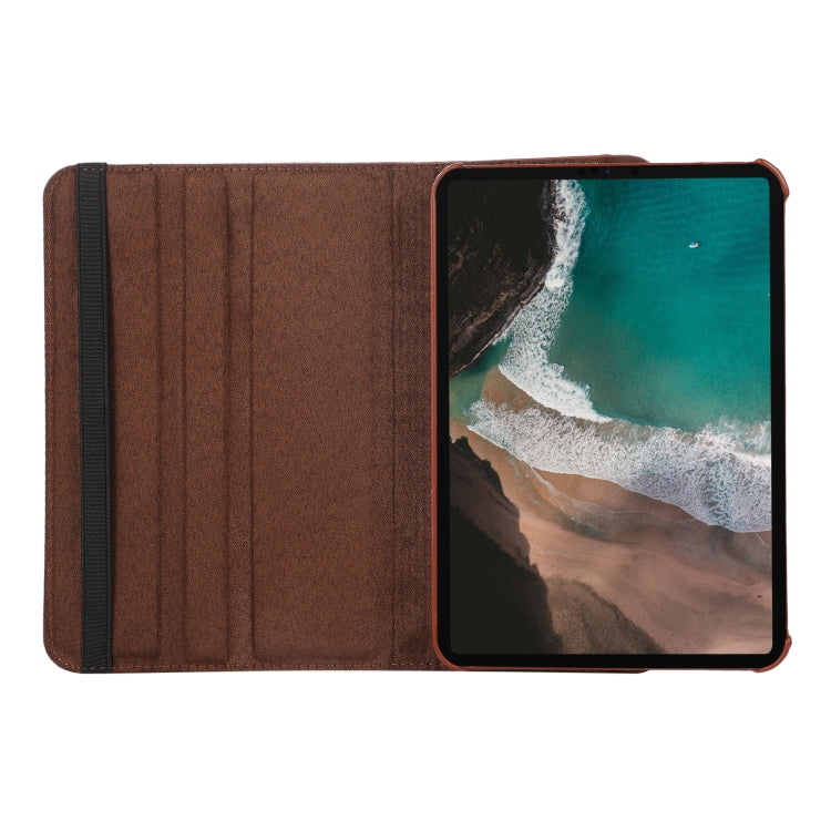 For iPad Mini 7 360 Degree Rotation Litchi Texture Flip Leather Case with Holder