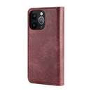 For iPhone 13 mini DG.MING Flip Detachable Magnetic Leather Case Wallet
