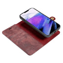 For iPhone 13 mini DG.MING Flip Detachable Magnetic Leather Case Wallet