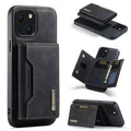 For iPhone 13 mini Magnetic Shockproof Case with Wallet