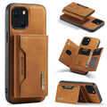For iPhone 13 mini Magnetic Shockproof Case with Wallet