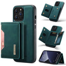 For iPhone 13 Magnetic Shockproof Case with Wallet