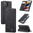 For iPhone 13 mini CaseMe Leather Case with Card Slot & Holder & Wallet