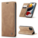 For iPhone 13 mini CaseMe Leather Case with Card Slot & Holder & Wallet