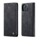 For iPhone 13 mini CaseMe Leather Case with Card Slot & Holder & Wallet