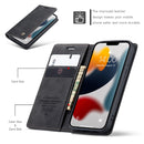 For iPhone 13 mini CaseMe Leather Case with Card Slot & Holder & Wallet