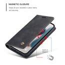 For iPhone 13 mini CaseMe Leather Case with Card Slot & Holder & Wallet