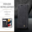 For iPhone 13 mini CaseMe Leather Case with Card Slot & Holder & Wallet