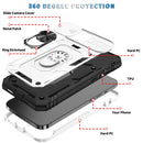 For iPhone 13 mini TPU + PC Protective Case with 360 Degree Rotating Holder