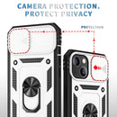 For iPhone 13 mini TPU + PC Protective Case with 360 Degree Rotating Holder