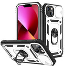 For iPhone 13 mini TPU + PC Protective Case with 360 Degree Rotating Holder