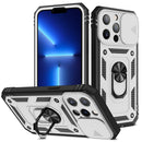 For iPhone 13 mini TPU + PC Protective Case with 360 Degree Rotating Holder