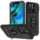 For iPhone 13 mini TPU + PC Protective Case with 360 Degree Rotating Holder