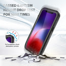 For iPhone 13 Transparent Shockproof IP68 Waterproof PC + TPU Protective Case