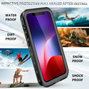 For iPhone 13 Transparent Shockproof IP68 Waterproof PC + TPU Protective Case