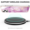 For iPhone 11 Pro Max Electroplating Marble Pattern Dual-side IMD TPU Shockproof Case