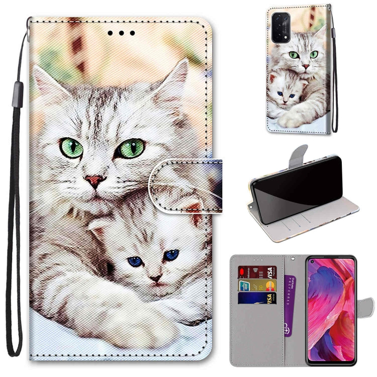 For OPPO A93 5G / A93s 5G / A54 5G / A74 5G Wallet Phone Case with Lanyard