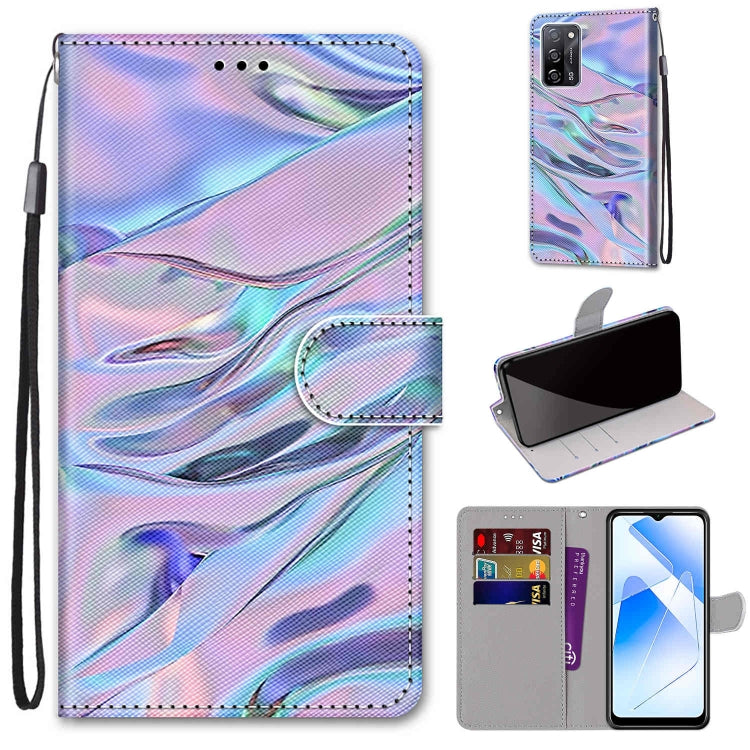 For OPPO A54 4G / A16 4G / A53s 5G / A55 5G Wallet Phone Case with Lanyard