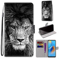 For OPPO F19 / A74 4G Wallet Phone Case with Lanyard & Card slots