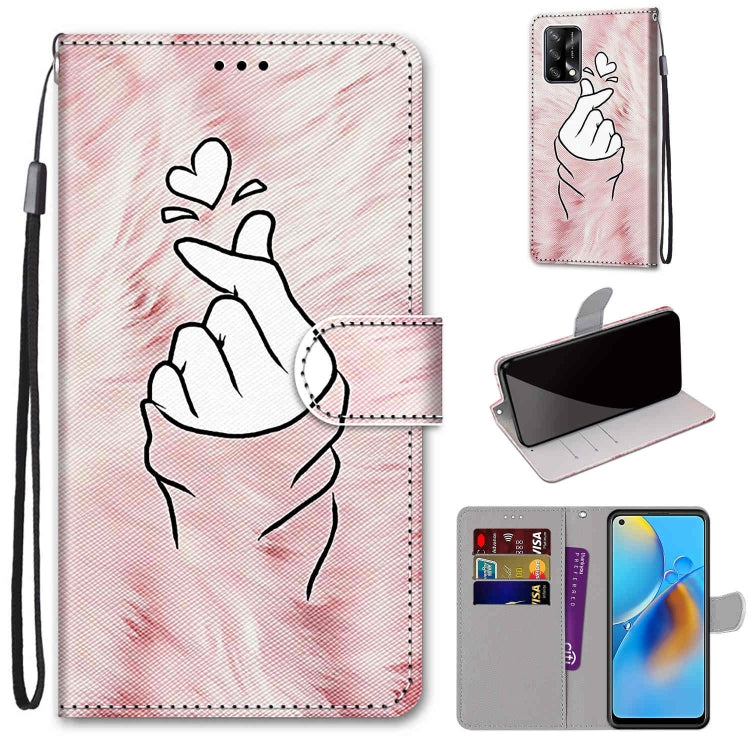 For OPPO F19 / A74 4G Wallet Phone Case with Lanyard & Card slots