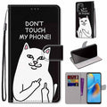 For OPPO F19 / A74 4G Wallet Phone Case with Lanyard & Card slots