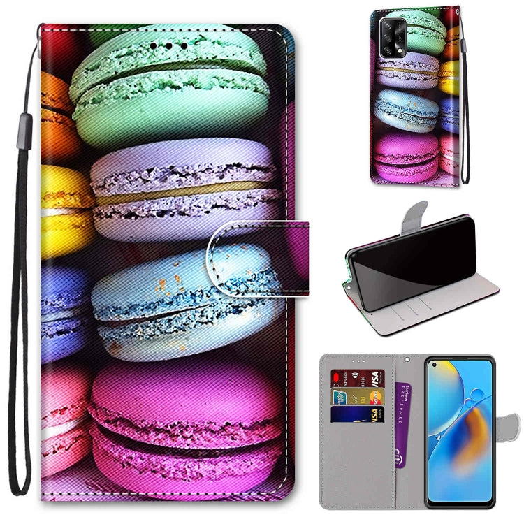 For OPPO F19 / A74 4G Wallet Phone Case with Lanyard & Card slots