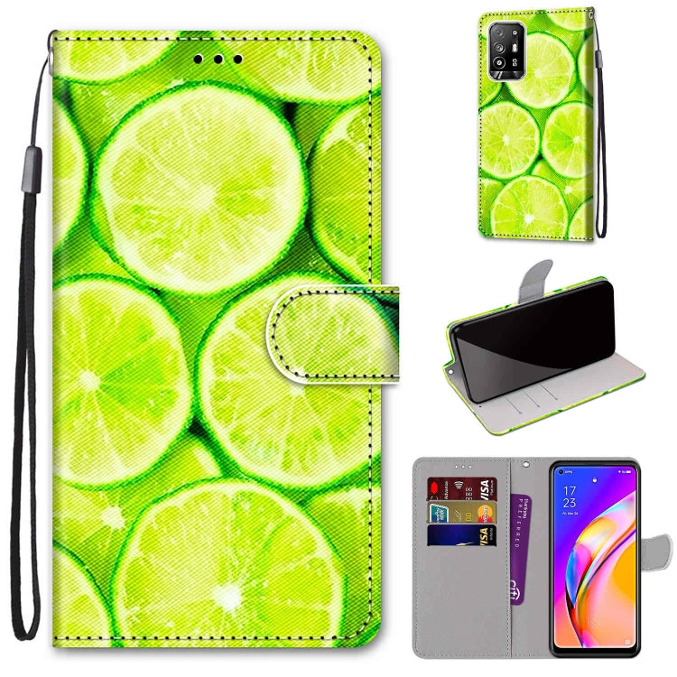 For OPPO A94 5G / A95 5G / F19 Pro+ Wallet phone case with Lanyard