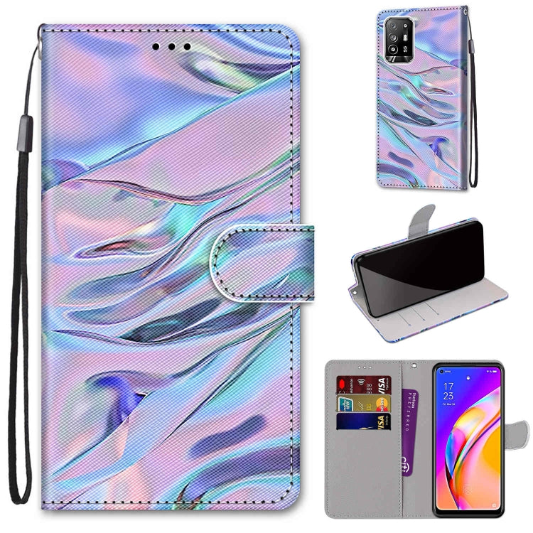 For OPPO A94 5G / A95 5G / F19 Pro+ Wallet phone case with Lanyard