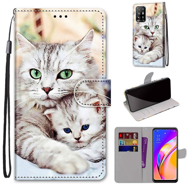 For OPPO A94 5G / A95 5G / F19 Pro+ Wallet phone case with Lanyard