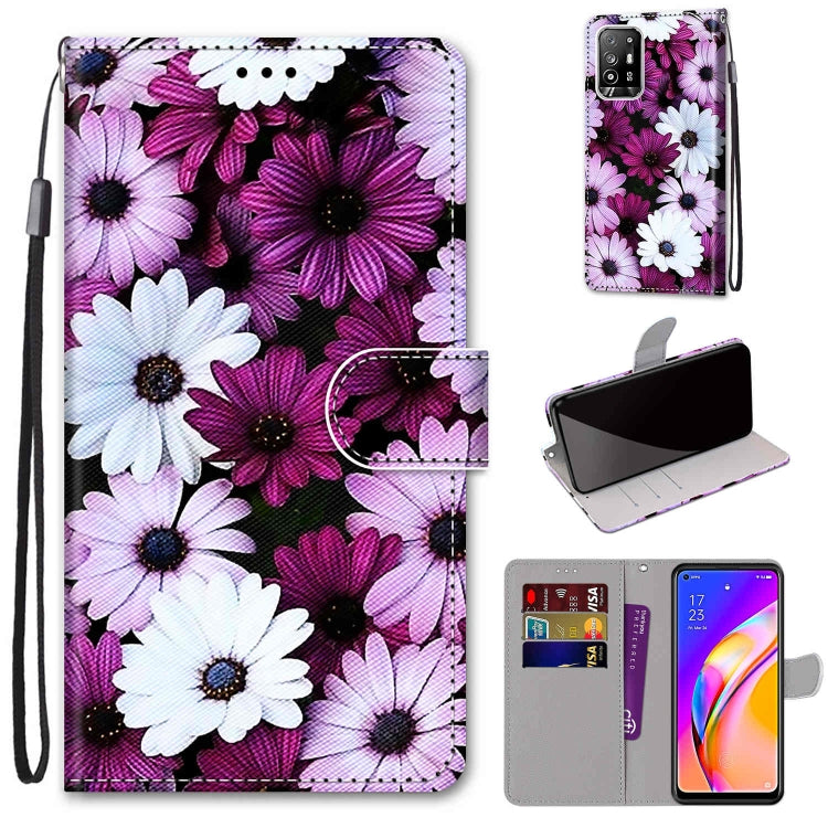 For OPPO A94 5G / A95 5G / F19 Pro+ Wallet phone case with Lanyard