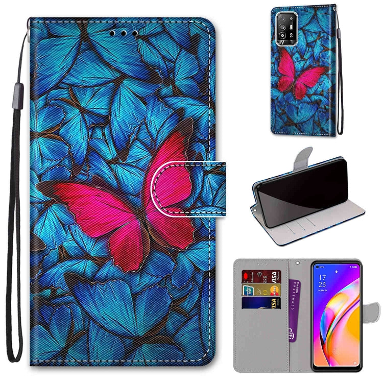 For OPPO A94 5G / A95 5G / F19 Pro+ Wallet phone case with Lanyard