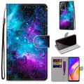 For OPPO A94 5G / A95 5G / F19 Pro+ Wallet phone case with Lanyard