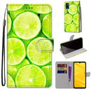 For ZTE Blade A71 Printed Phone Case Wallet & Lanyard with card slots