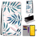 For ZTE Blade A71 Printed Phone Case Wallet & Lanyard with card slots