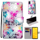 For ZTE Blade A71 Printed Phone Case Wallet & Lanyard with card slots