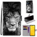 For ZTE Blade A71 Printed Phone Case Wallet & Lanyard with card slots
