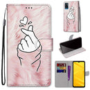 For ZTE Blade A71 Printed Phone Case Wallet & Lanyard with card slots
