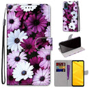 For ZTE Blade A71 Printed Phone Case Wallet & Lanyard with card slots