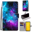 For ZTE Blade A71 Printed Phone Case Wallet & Lanyard with card slots