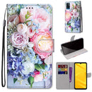 For ZTE Blade A71 Printed Phone Case Wallet & Lanyard with card slots