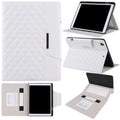 For iPad 9th 8th 7th Leather Case with Holder & Card Slots & Hand Strap