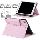 For iPad mini 5 / 4 Leather Case with Holder & Card Slots & Hand Strap