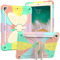 iPad 6th 5th Air 2 Protective Case with Butterfly Shape Holder & Pen Slot