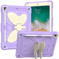 iPad 6th 5th Air 2 Protective Case with Butterfly Shape Holder & Pen Slot