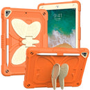 iPad 6th 5th Air 2 Protective Case with Butterfly Shape Holder & Pen Slot