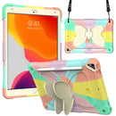 iPad 6th 5th Air 2 Protective Case with Butterfly Shape Holder & Pen Slot