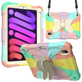 For iPad mini 7 2021 Protective Case with Butterfly Shape Holder & Pen Slot