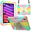 iPad 6th 5th Air 2 Protective Case with Butterfly Shape Holder & Pen Slot