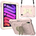 For iPad mini 7 2021 Protective Case with Butterfly Shape Holder & Pen Slot