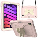 iPad 6th 5th Air 2 Protective Case with Butterfly Shape Holder & Pen Slot